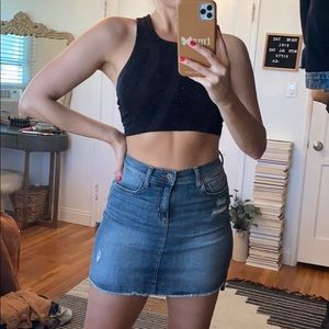 DENIM MINI SKIRT